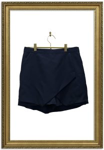 Navy blue skirt shorts