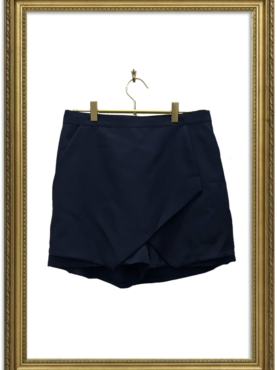 Navy blue skirt shorts