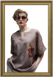 Raha Makon Short-Sleeve Blouse