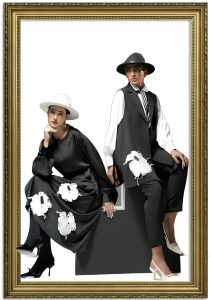 Blouse and Skirt of Lovers set