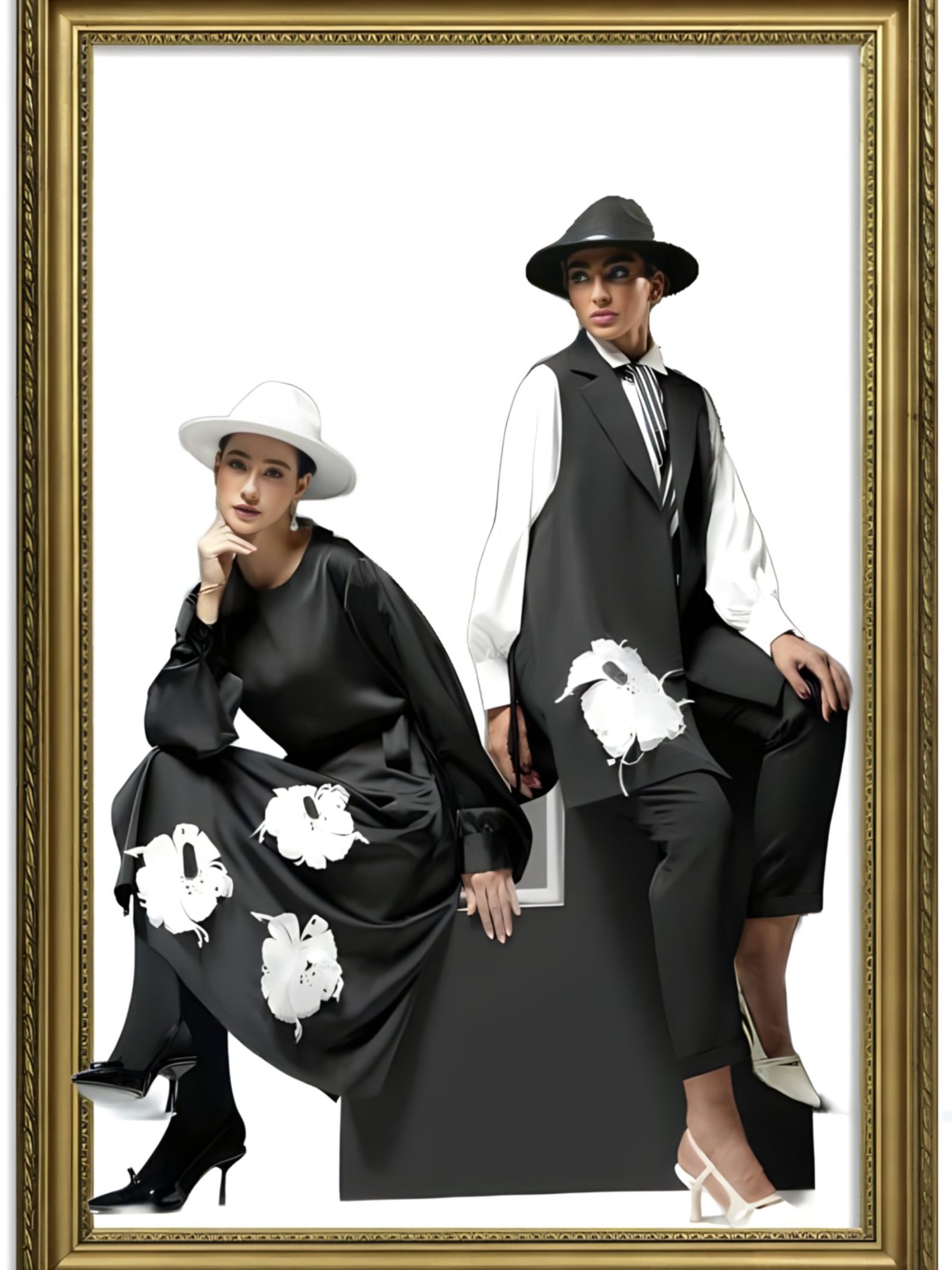 Blouse and Skirt of Lovers set