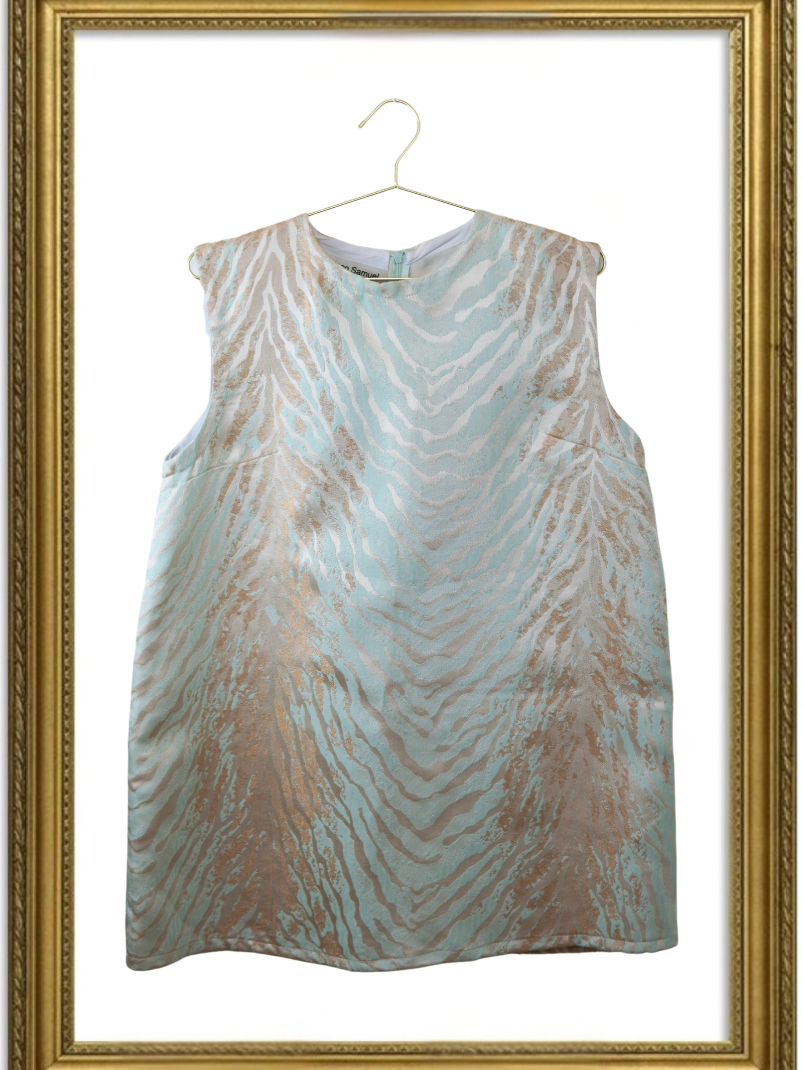 Mint Mirage Sleeveless Dress