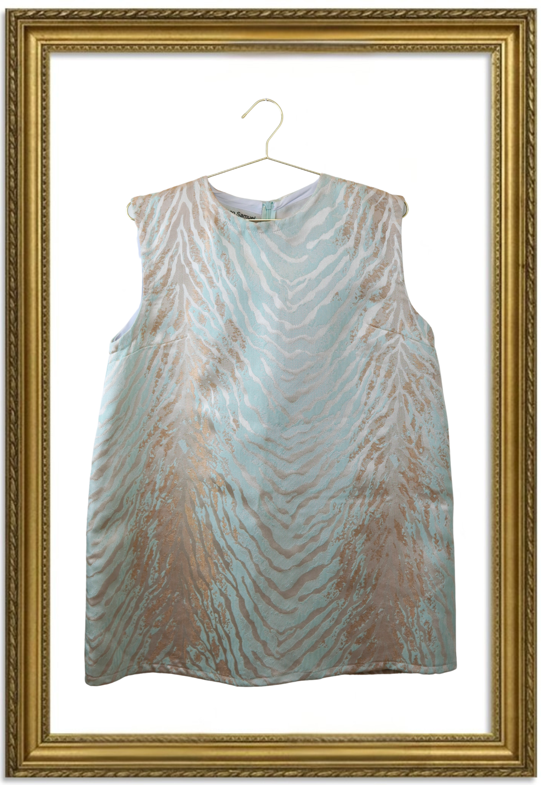 Mint Mirage Sleeveless Dress