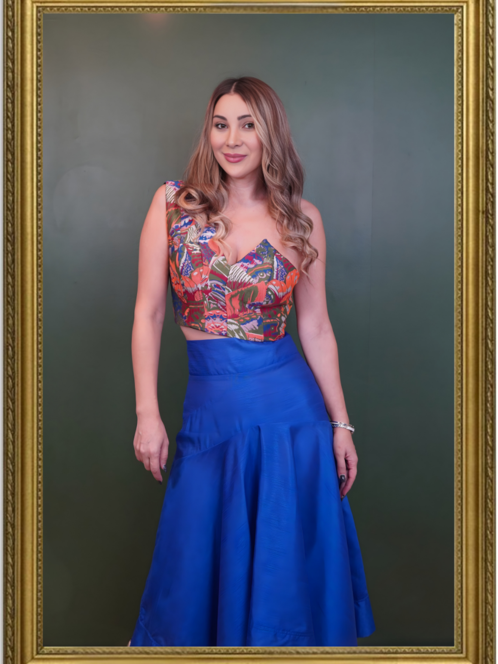 Wild Loom Asymmetric Crop Top